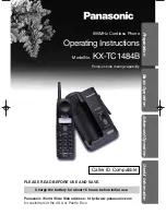 Panasonic KX-TC1484 Operating Instructions Manual preview