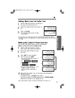 Preview for 17 page of Panasonic KX-TC1484CB Operating Instructions Manual