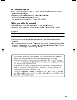 Preview for 43 page of Panasonic KX-TC1484F Operating Instructions Manual