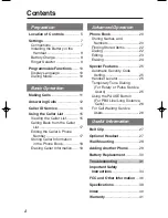 Preview for 4 page of Panasonic KX-TC1486 Operating Instructions Manual