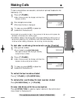 Preview for 11 page of Panasonic KX-TC1486 Operating Instructions Manual