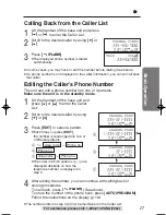 Предварительный просмотр 17 страницы Panasonic KX-TC1486 Operating Instructions Manual