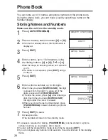 Предварительный просмотр 20 страницы Panasonic KX-TC1486 Operating Instructions Manual