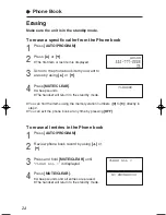 Предварительный просмотр 24 страницы Panasonic KX-TC1486 Operating Instructions Manual