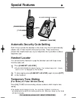 Предварительный просмотр 25 страницы Panasonic KX-TC1486 Operating Instructions Manual