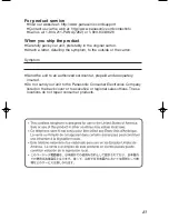 Preview for 43 page of Panasonic KX-TC1486 Operating Instructions Manual