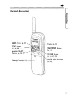 Preview for 7 page of Panasonic KX-TC1696B User Manual