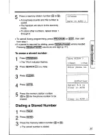 Preview for 25 page of Panasonic KX-TC1701B - 900 MHz Cordless Phone User Manual