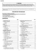 Preview for 2 page of Panasonic KX-TC1703AGB Service Manual