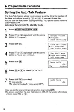 Предварительный просмотр 18 страницы Panasonic KX-TC1703B Operating Instructions Manual