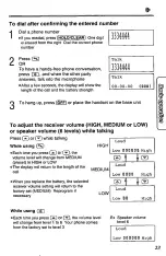 Предварительный просмотр 23 страницы Panasonic KX-TC1703B Operating Instructions Manual