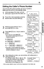 Предварительный просмотр 31 страницы Panasonic KX-TC1703B Operating Instructions Manual