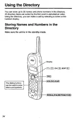 Предварительный просмотр 34 страницы Panasonic KX-TC1703B Operating Instructions Manual