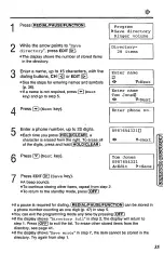 Предварительный просмотр 35 страницы Panasonic KX-TC1703B Operating Instructions Manual