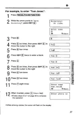 Предварительный просмотр 37 страницы Panasonic KX-TC1703B Operating Instructions Manual