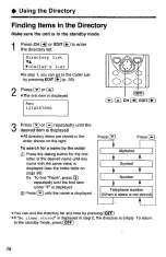 Предварительный просмотр 38 страницы Panasonic KX-TC1703B Operating Instructions Manual