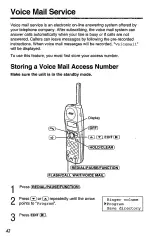 Предварительный просмотр 42 страницы Panasonic KX-TC1703B Operating Instructions Manual