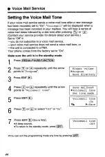 Предварительный просмотр 44 страницы Panasonic KX-TC1703B Operating Instructions Manual