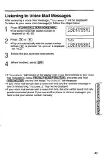 Предварительный просмотр 45 страницы Panasonic KX-TC1703B Operating Instructions Manual