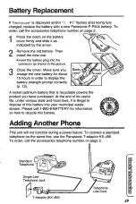 Предварительный просмотр 49 страницы Panasonic KX-TC1703B Operating Instructions Manual