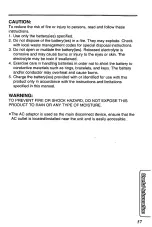 Предварительный просмотр 57 страницы Panasonic KX-TC1703B Operating Instructions Manual