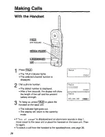 Предварительный просмотр 20 страницы Panasonic KX-TC1711B - 900 MHz Cordless Phone User Manual