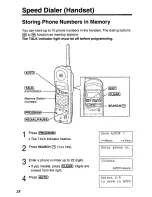 Предварительный просмотр 28 страницы Panasonic KX-TC1711B - 900 MHz Cordless Phone User Manual