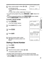 Предварительный просмотр 29 страницы Panasonic KX-TC1711B - 900 MHz Cordless Phone User Manual