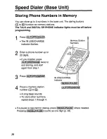 Предварительный просмотр 30 страницы Panasonic KX-TC1711B - 900 MHz Cordless Phone User Manual