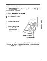 Предварительный просмотр 31 страницы Panasonic KX-TC1711B - 900 MHz Cordless Phone User Manual