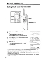 Предварительный просмотр 36 страницы Panasonic KX-TC1711B - 900 MHz Cordless Phone User Manual