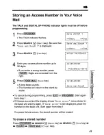 Предварительный просмотр 41 страницы Panasonic KX-TC1711B - 900 MHz Cordless Phone User Manual