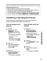 Предварительный просмотр 45 страницы Panasonic KX-TC1711B - 900 MHz Cordless Phone User Manual