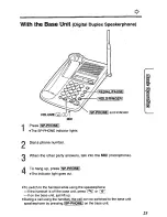 Предварительный просмотр 25 страницы Panasonic KX-TC1713B User Manual