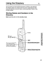 Предварительный просмотр 39 страницы Panasonic KX-TC1713B User Manual