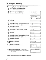 Предварительный просмотр 42 страницы Panasonic KX-TC1713B User Manual