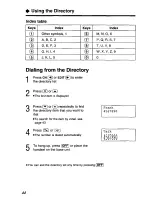 Предварительный просмотр 44 страницы Panasonic KX-TC1713B User Manual