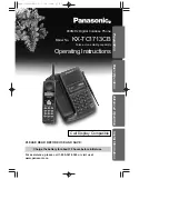 Preview for 1 page of Panasonic KX-TC1713CB Operating Instructions Manual