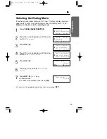 Preview for 15 page of Panasonic KX-TC1713CB Operating Instructions Manual