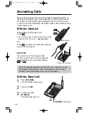 Preview for 28 page of Panasonic KX-TC1713CB Operating Instructions Manual