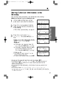 Preview for 35 page of Panasonic KX-TC1713CB Operating Instructions Manual