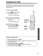 Предварительный просмотр 41 страницы Panasonic KX-TC1720B User Manual