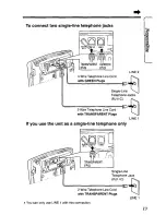 Preview for 13 page of Panasonic KX-TC1721B - Specialized 2 Line 900 MHZ Phone Operating Instructions Manual