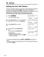 Preview for 20 page of Panasonic KX-TC1721B - Specialized 2 Line 900 MHZ Phone Operating Instructions Manual