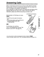 Preview for 25 page of Panasonic KX-TC1721B - Specialized 2 Line 900 MHZ Phone Operating Instructions Manual