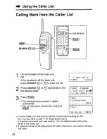 Preview for 32 page of Panasonic KX-TC1721B - Specialized 2 Line 900 MHZ Phone Operating Instructions Manual