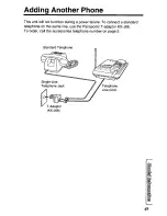 Preview for 49 page of Panasonic KX-TC1721B - Specialized 2 Line 900 MHZ Phone Operating Instructions Manual