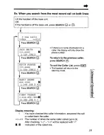 Preview for 31 page of Panasonic KX-TC1721B - Specialized 2 Line 900 MHZ... Operating Instructions Manual