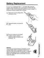 Preview for 47 page of Panasonic KX-TC1721B - Specialized 2 Line 900 MHZ... Operating Instructions Manual