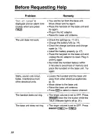 Preview for 50 page of Panasonic KX-TC1721B - Specialized 2 Line 900 MHZ... Operating Instructions Manual